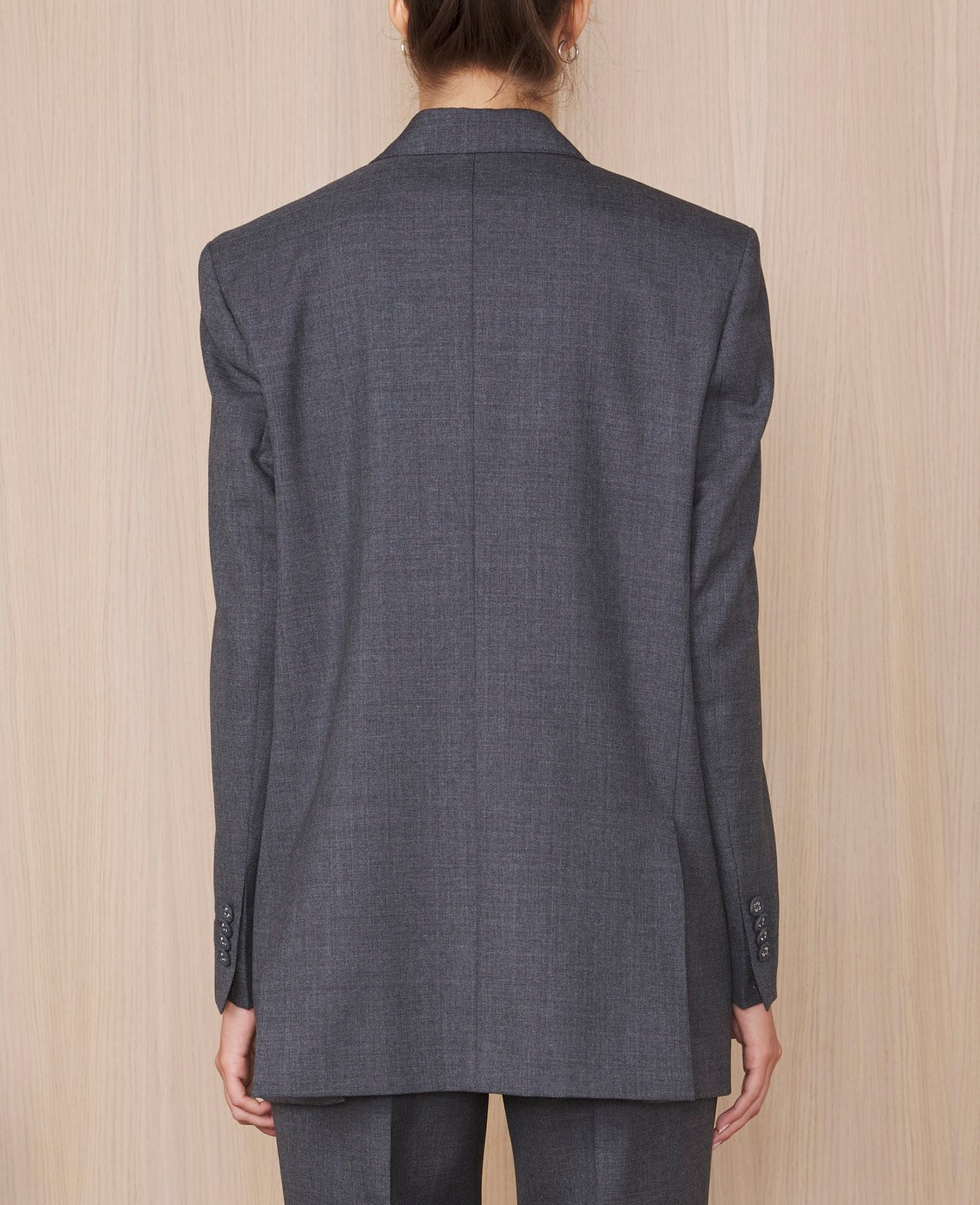 Tlg Veste Arca Jkt Italian Fresco Wool - Mid Grey