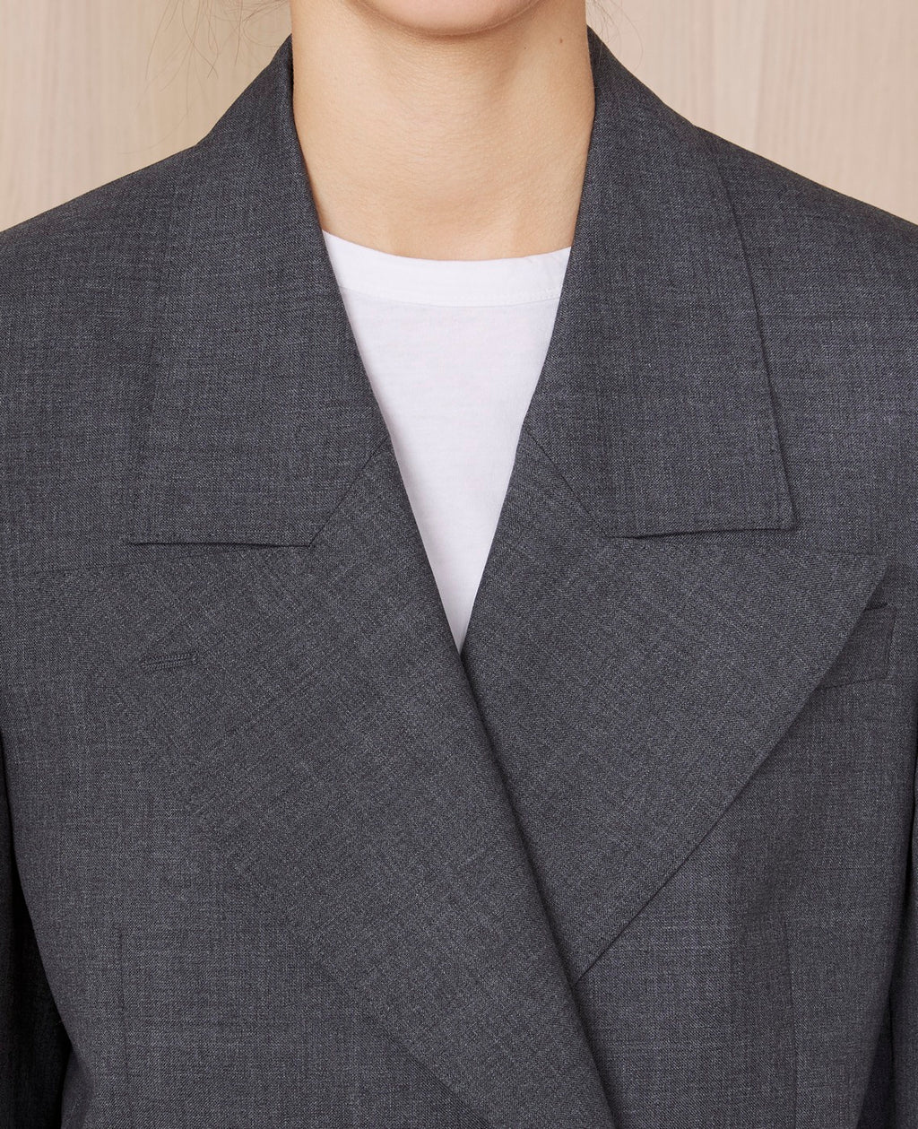 Tlg Veste Arca Jkt Italian Fresco Wool - Mid Grey