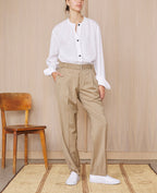 Tlg Pants Marilou Pts Itl Wo Super 110S - Camel