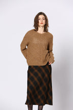 Sweter - Brązowy