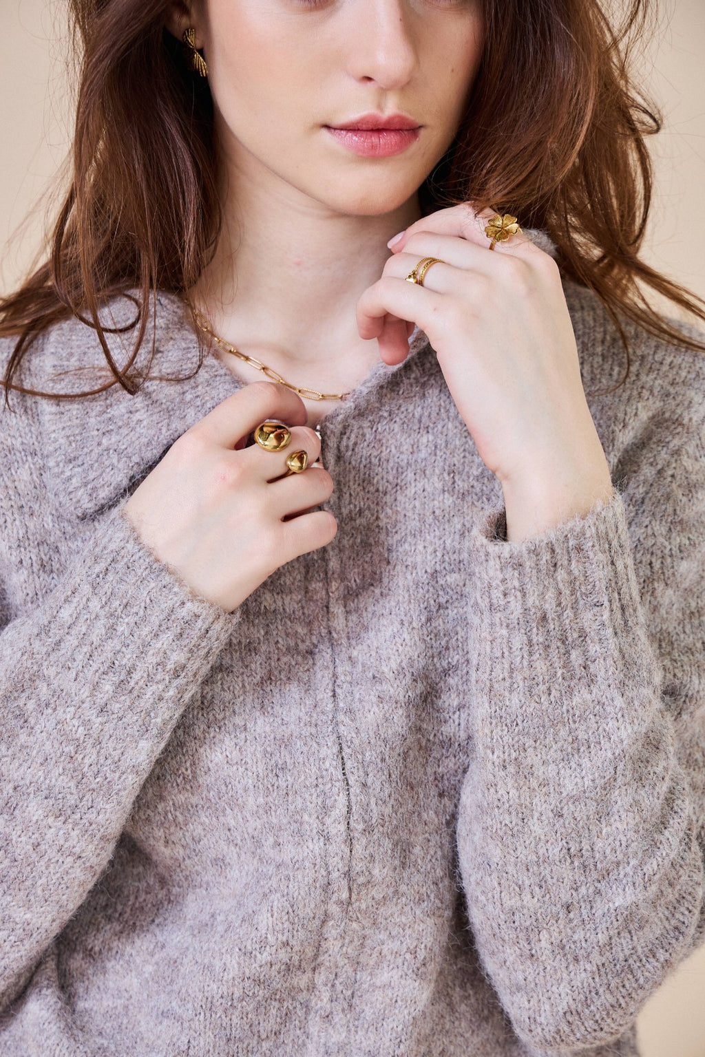 Sweter – Camel