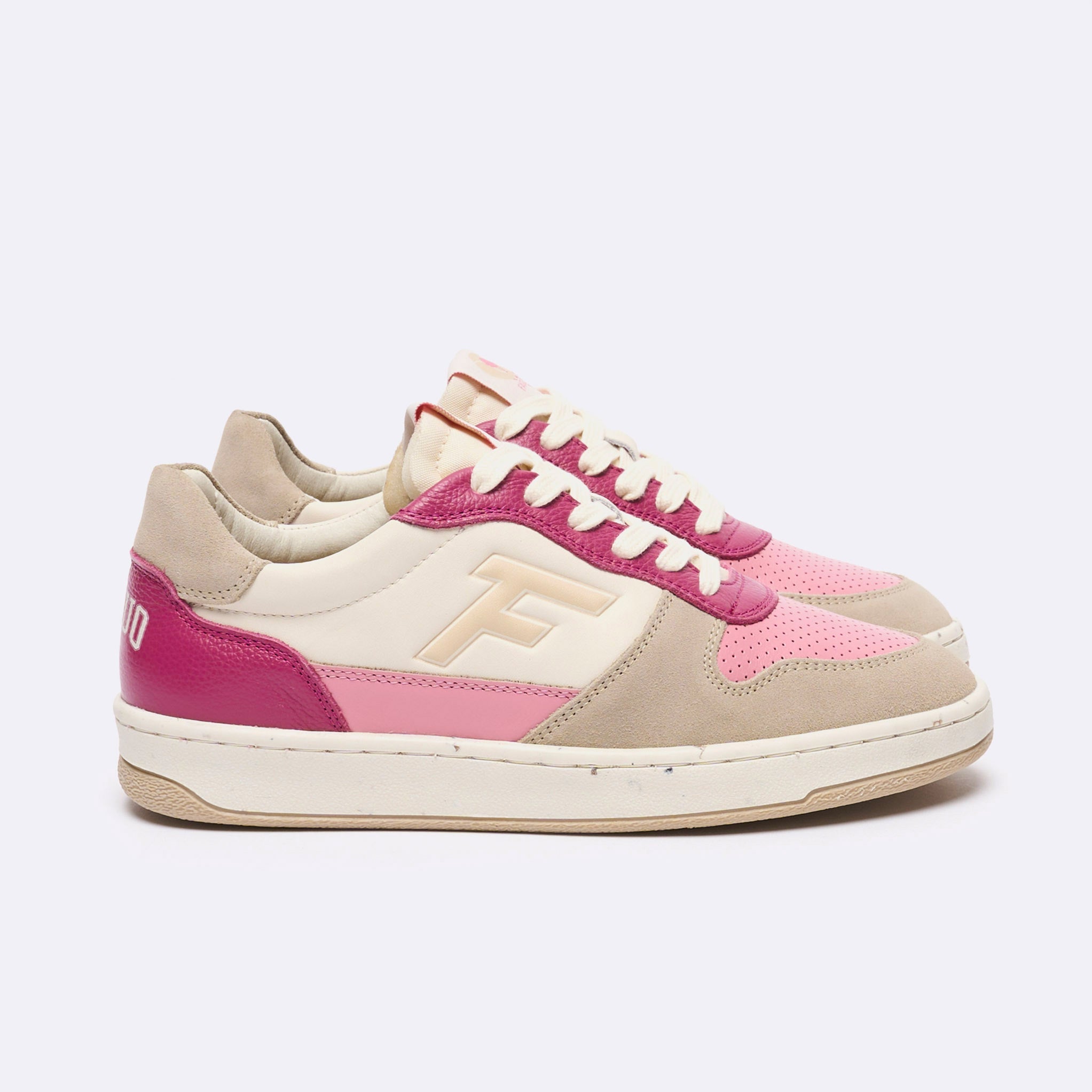 Zapatillas Bajas Crudas & Rosas Alder - Mujer