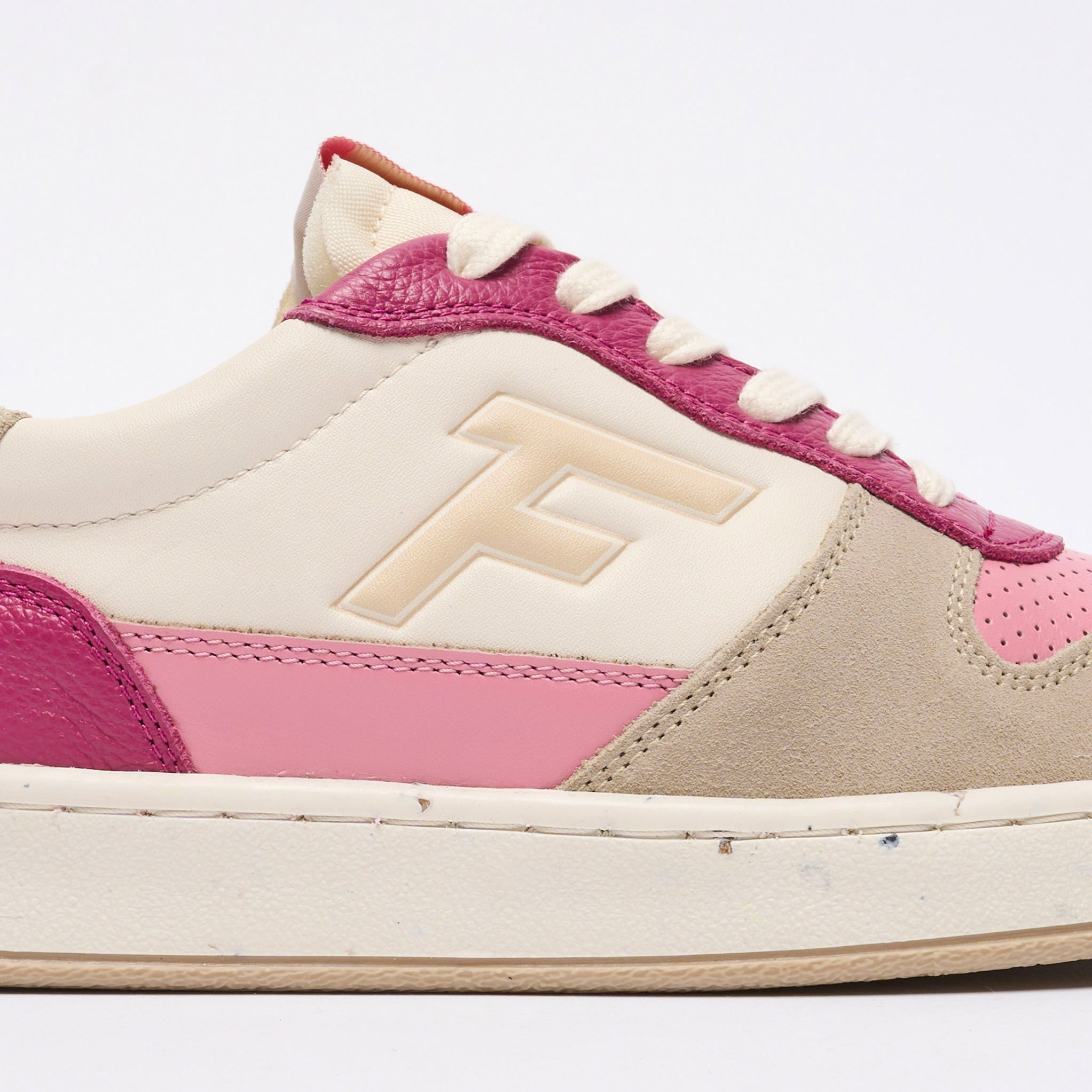 Zapatillas Bajas Crudas & Rosas Alder - Mujer