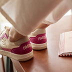 Zapatillas Bajas Crudas & Rosas Alder - Mujer