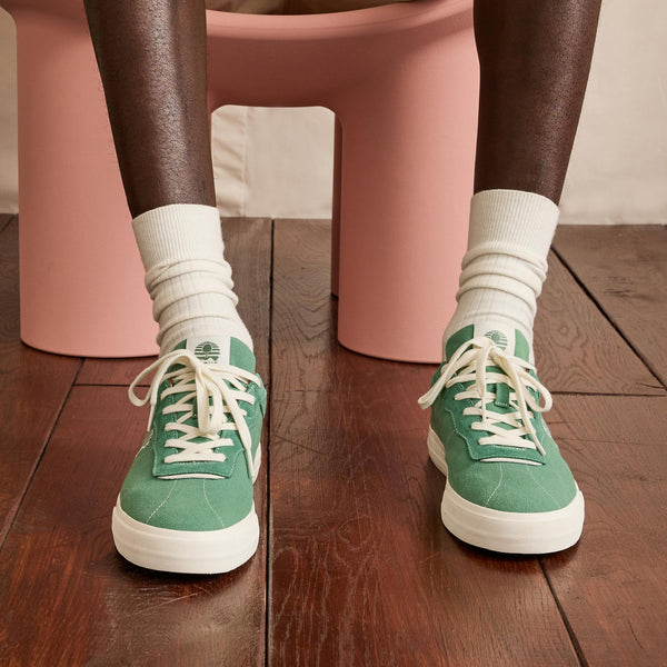 Green Low-Top Tennis Trainers Nashi - Men