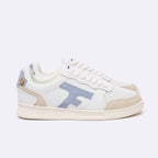 Baskets Basses Blanches, Beiges & Bleues Hazel - Mixte