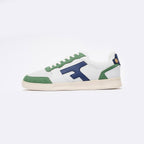 Zapatillas bajas Hazel en blanco y verde - Hombre
