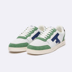Zapatillas bajas Hazel en blanco y verde - Hombre