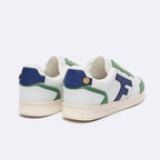Zapatillas bajas Hazel en blanco y verde - Hombre