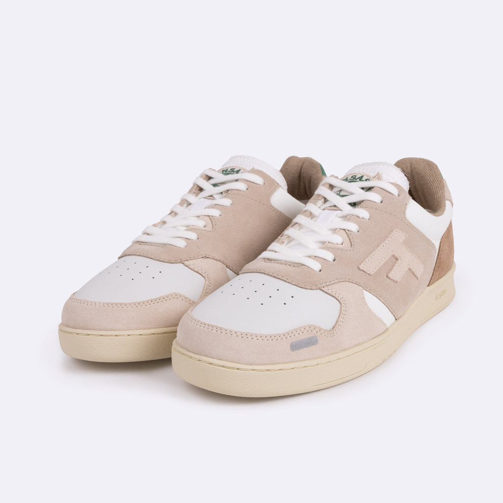 Baskets Basses Blanches & Beiges Palmer - Homme