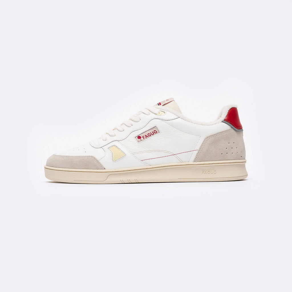 Zapatillas Bajas Blancas & Rojas Commute 1 - Hombre