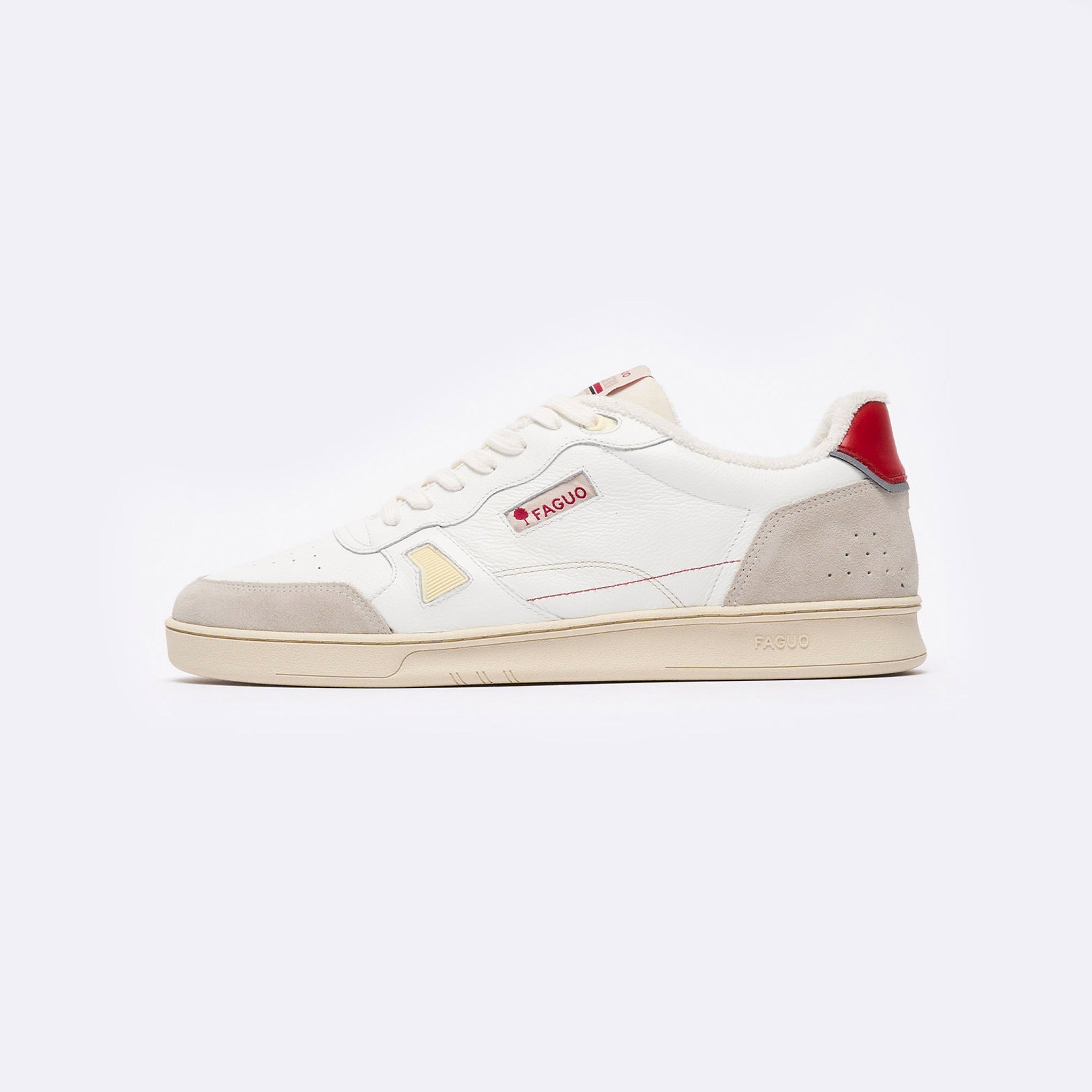 Zapatillas Bajas Blancas & Rojas Commute 1 - Hombre