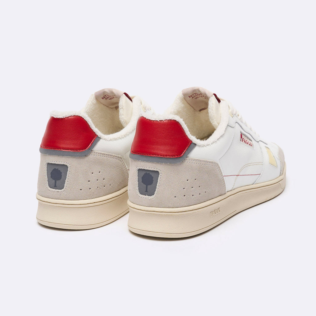 Zapatillas Bajas Blancas & Rojas Commute 1 - Hombre