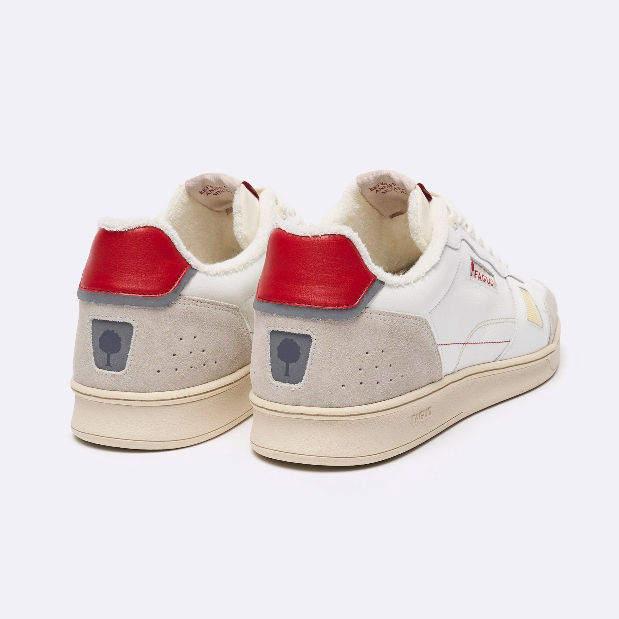 Zapatillas Bajas Blancas & Rojas Commute 1 - Hombre