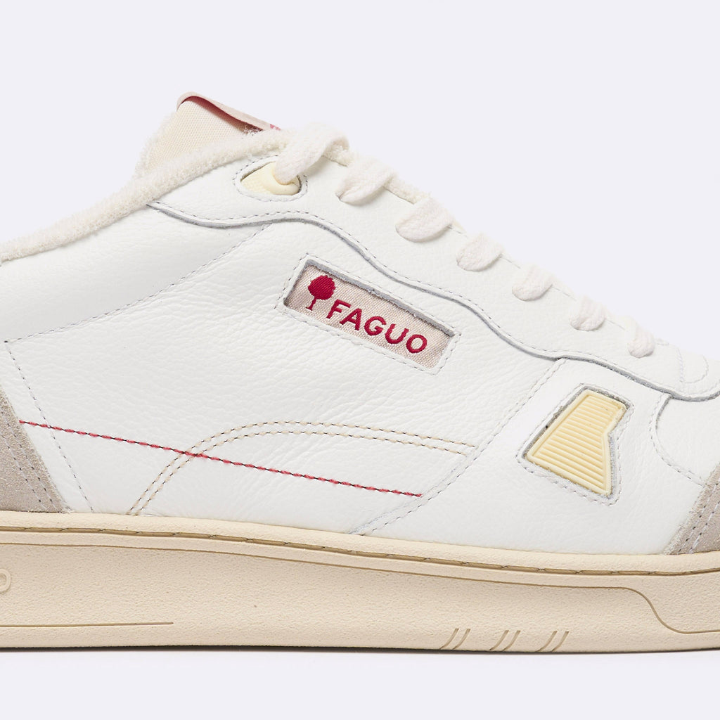 Zapatillas Bajas Blancas & Rojas Commute 1 - Hombre