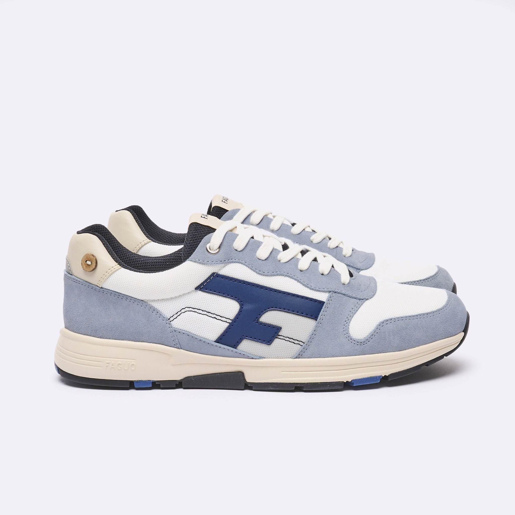Running Blancas y Azules Olive - Hombre