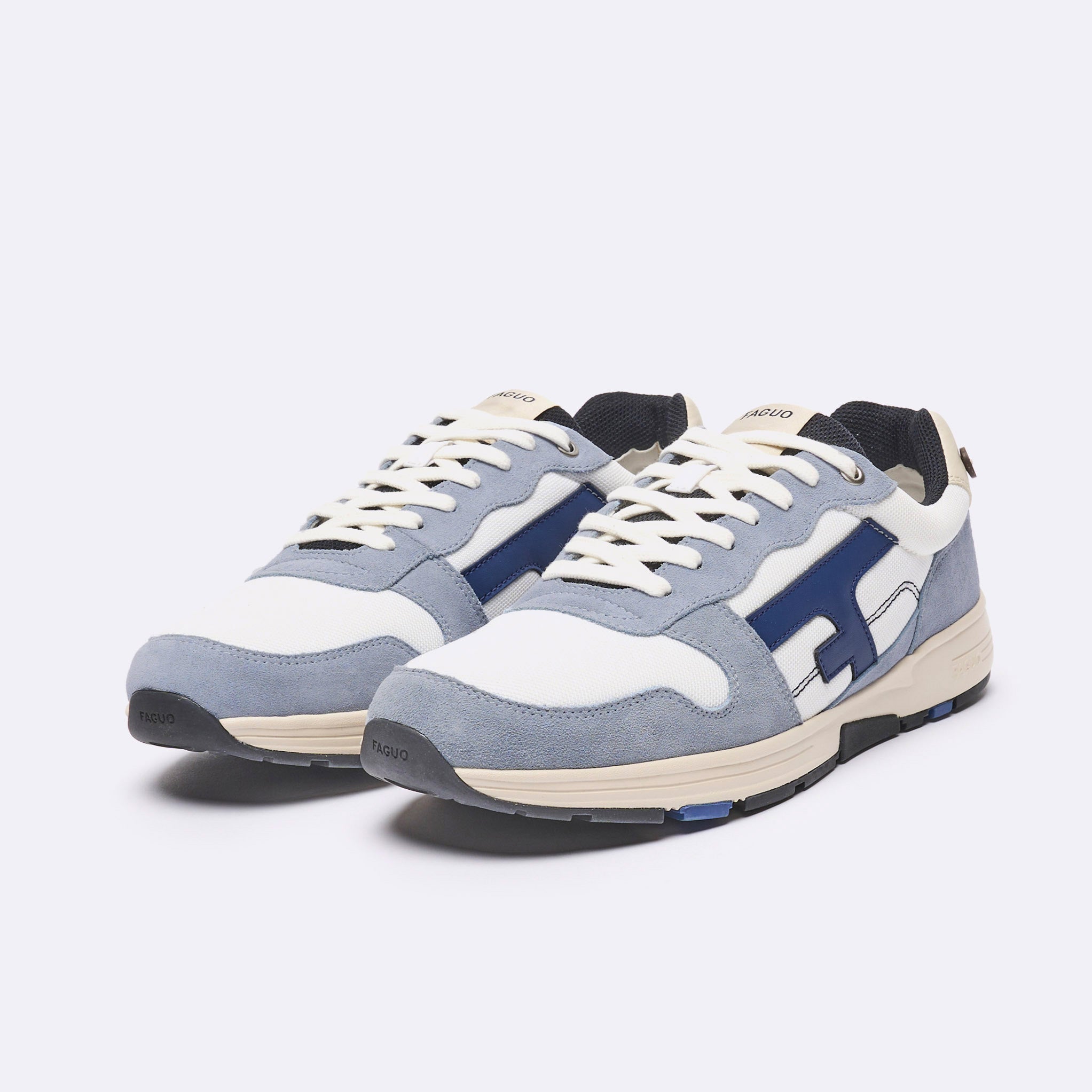 Running Blancas y Azules Olive - Hombre