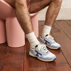 Running Blancas y Azules Olive - Hombre