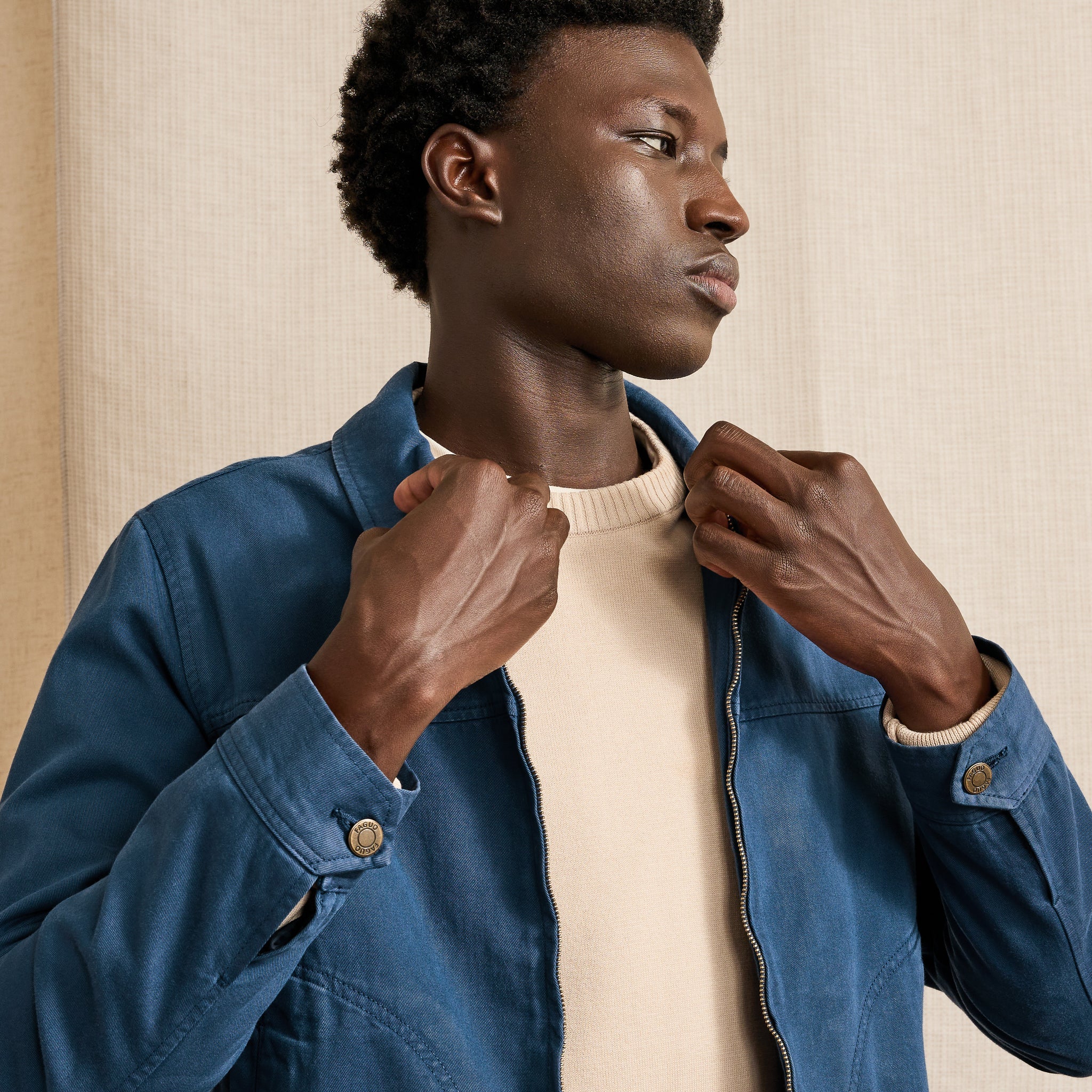Navy Blue Chaumont Jacket - Men