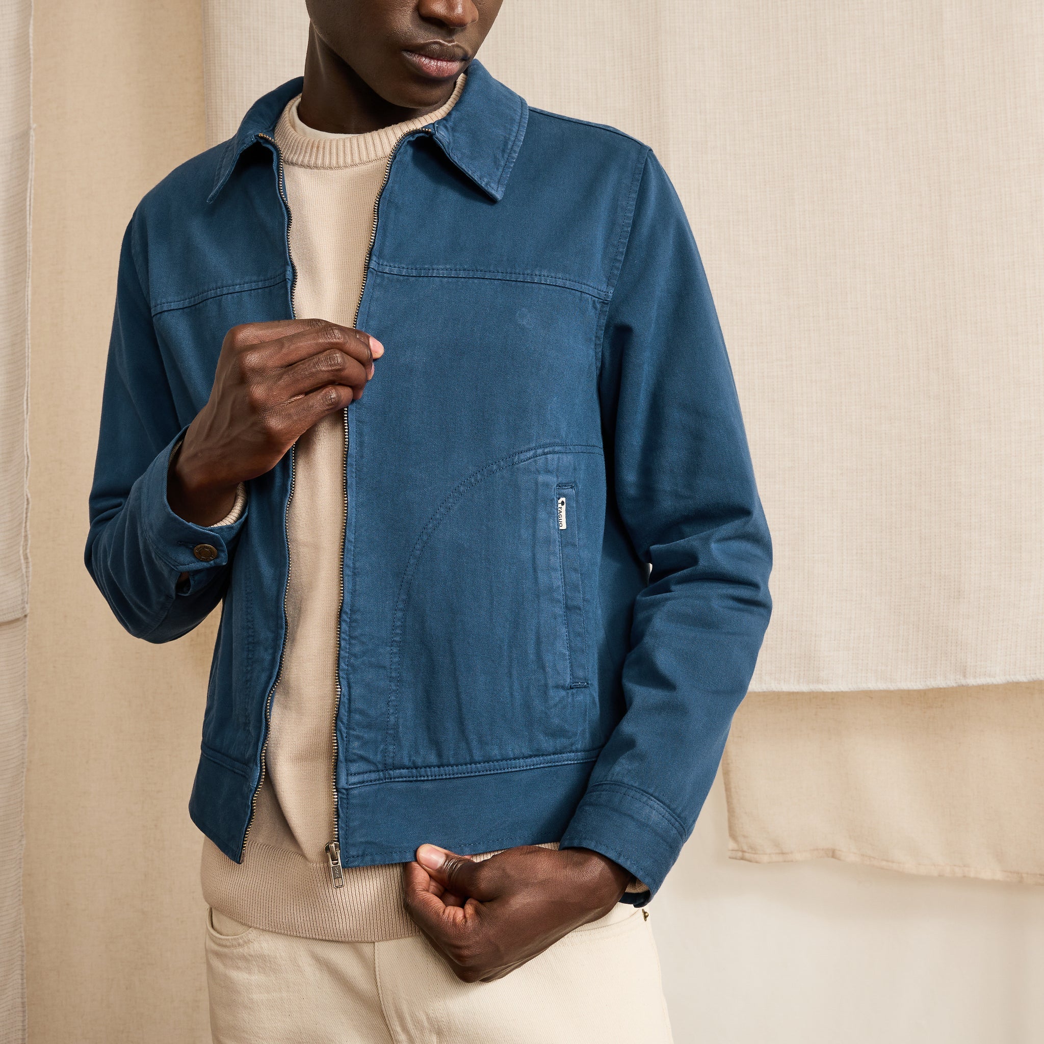 Navy Blue Chaumont Jacket - Men