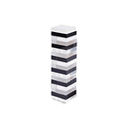 Jumbling Tower Crystal Lucite Game - Black And Transparent