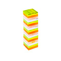 Mini juego Jumbling Tower Crystal Lucite - Amarillo y naranja