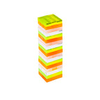 Mini juego Jumbling Tower Crystal Lucite - Amarillo y naranja