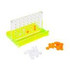 Mini juego Crystal Lucite 4 en 1 - Amarillo y naranja