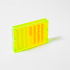 Mini juego Crystal Lucite 4 en 1 - Amarillo y naranja