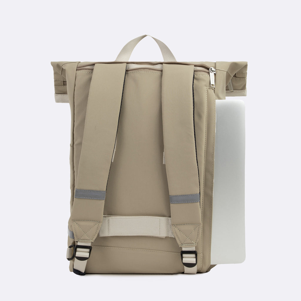 Beige Cycling Medium Backpack - Unisex