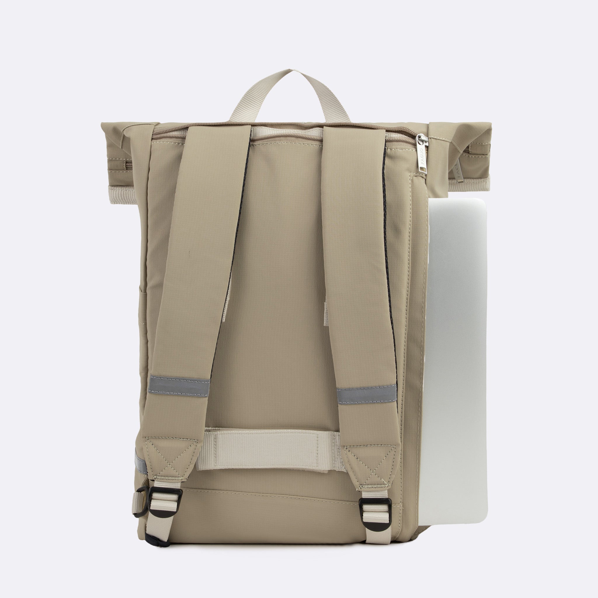 Beige Cycling Medium Backpack - Unisex