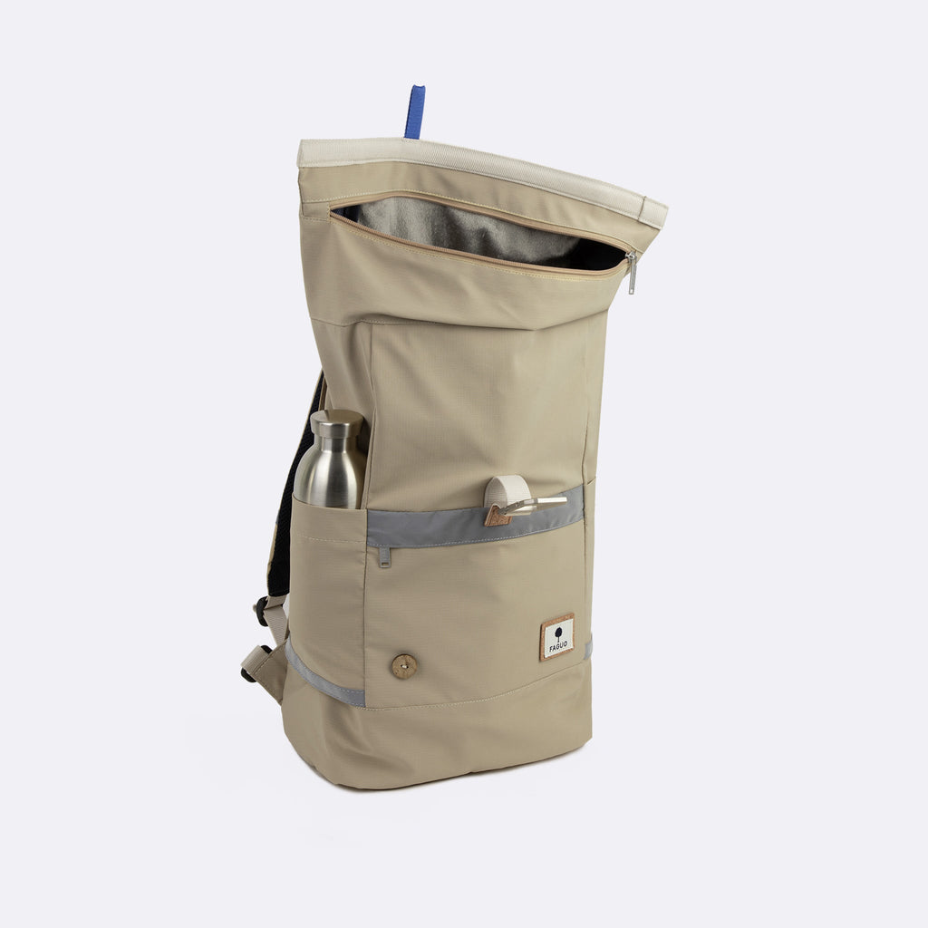 Beige Cycling Medium Backpack - Unisex