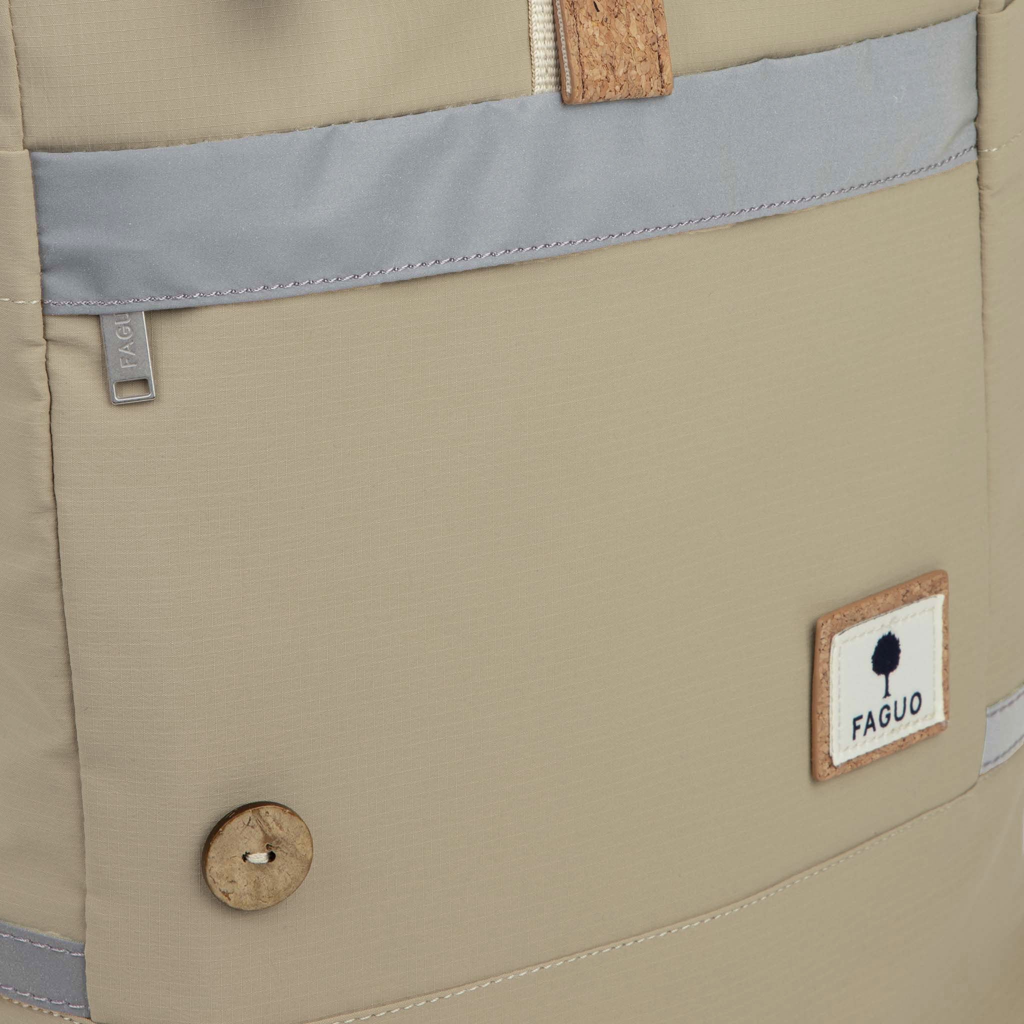 Beige Cycling Medium Backpack - Unisex