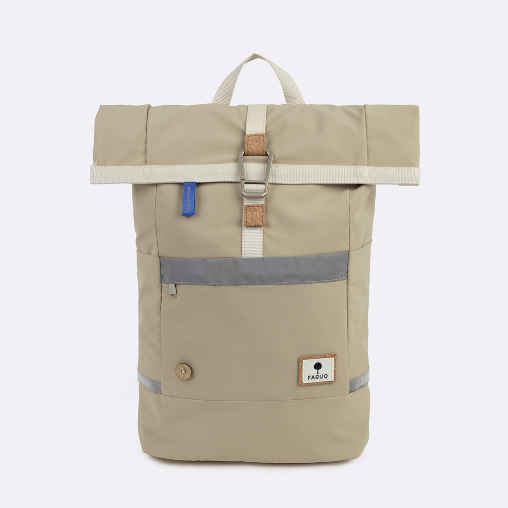 Beige Cycling Medium Backpack - Unisex