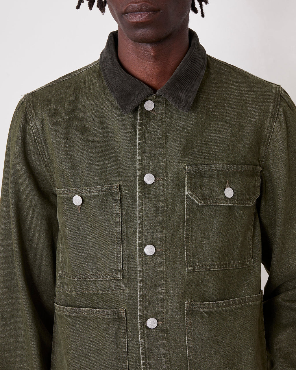 Elvir piece dye cotton denim 4