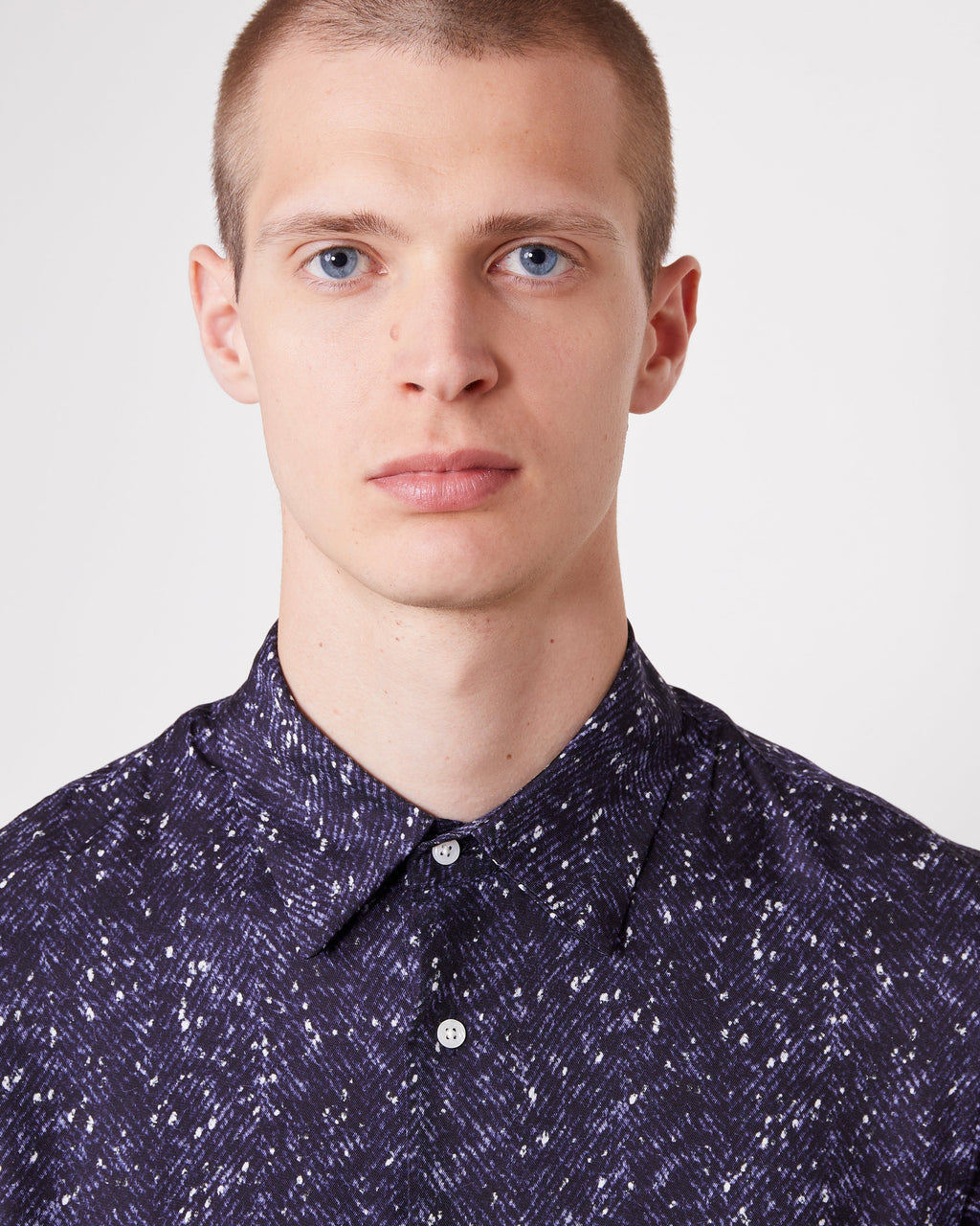 Chemise Eloi - Bleu Nuit/Blanc - Homme