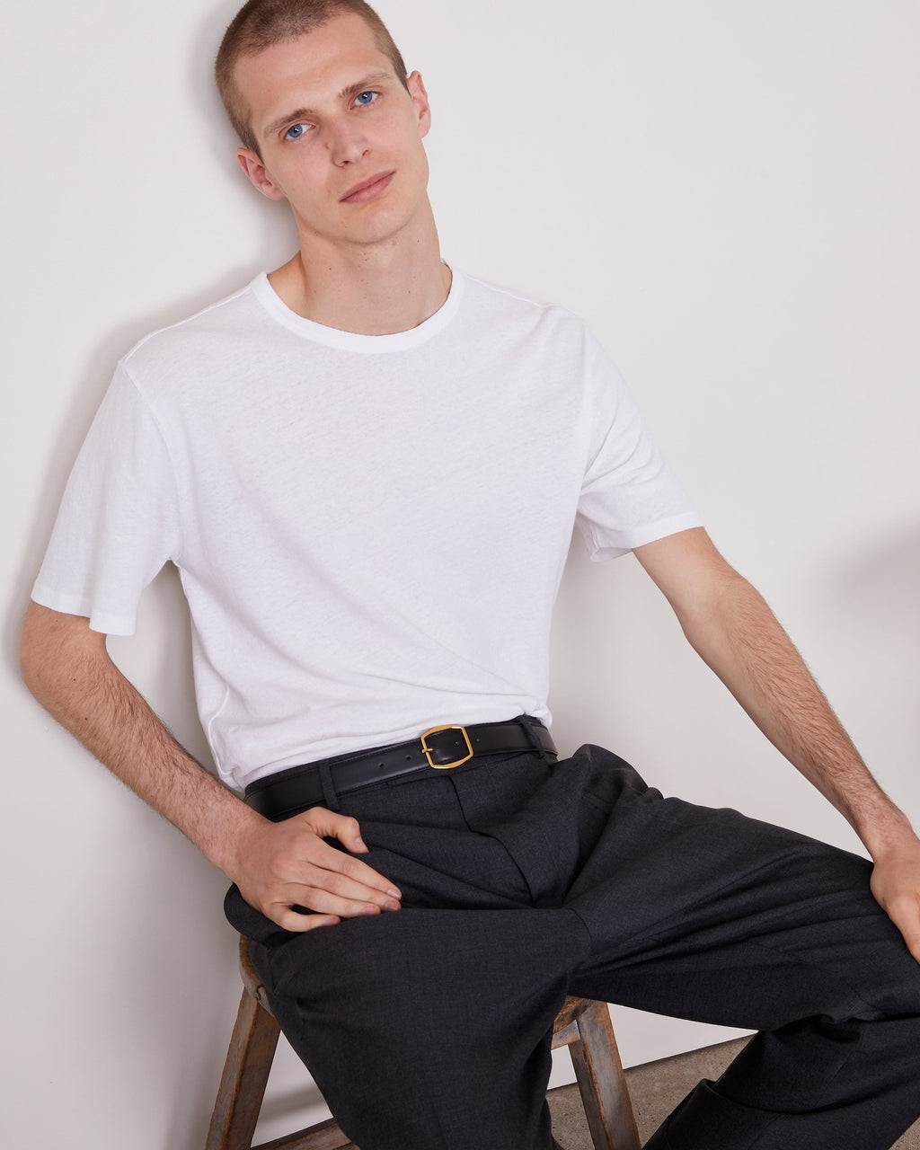 Ss tee garment dye linen 1