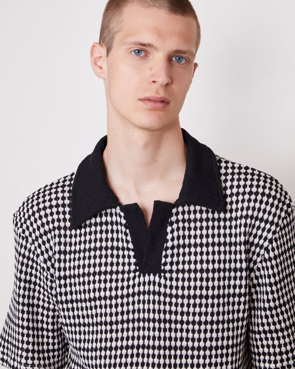 Pele polo texture co losange 4