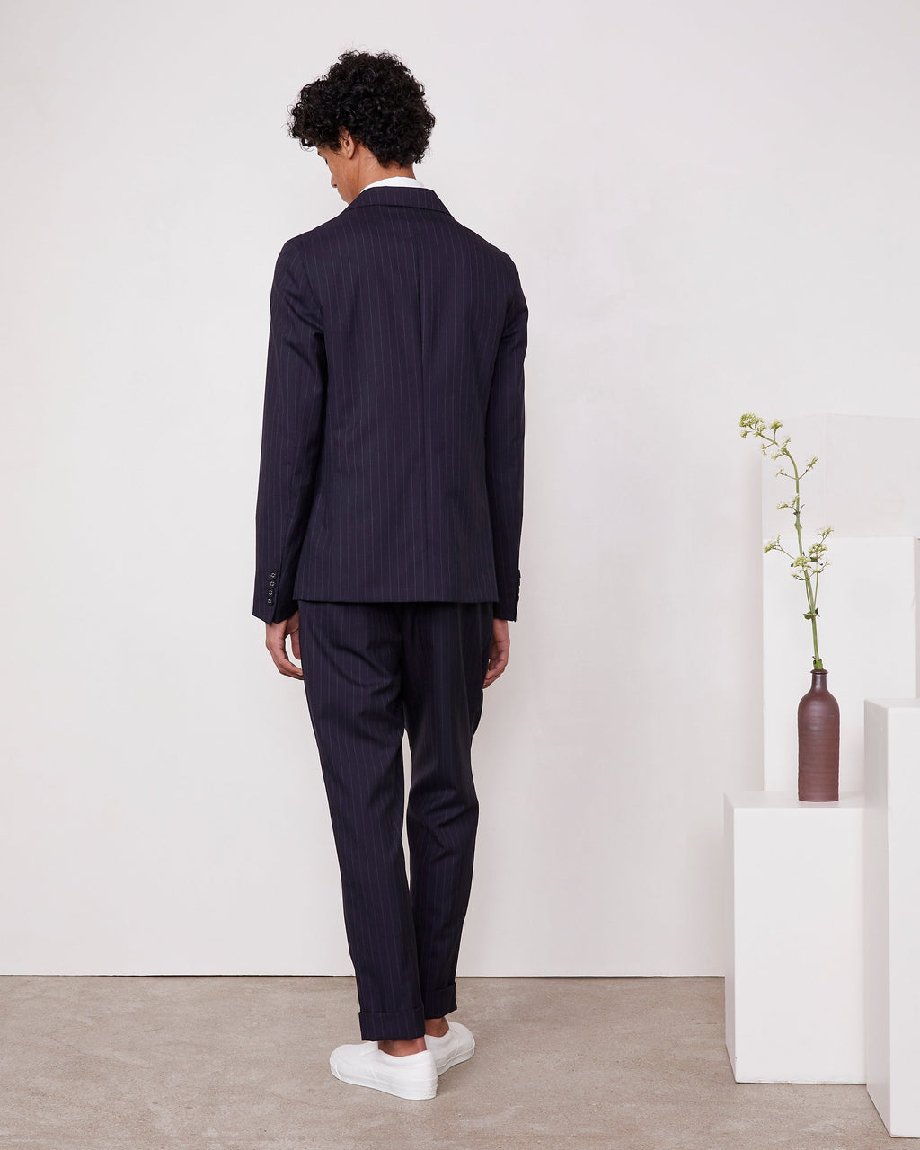 Veste Leon - Bleu Marine/Blanc - Homme