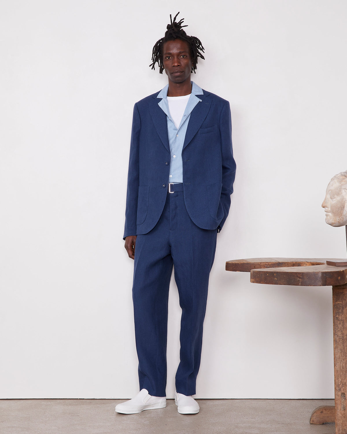 Arthus jkt piece dye linen 1