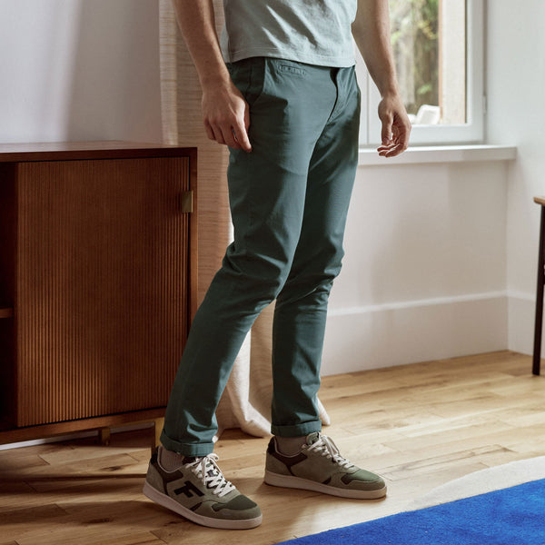 Brix Light Green Chino - Men
