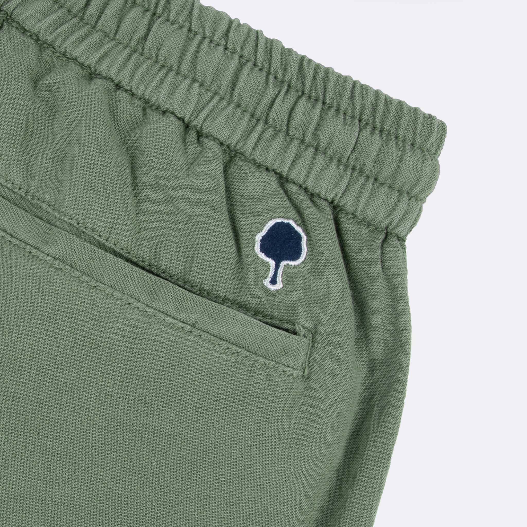 Olive Green Dreuille Trousers - Men