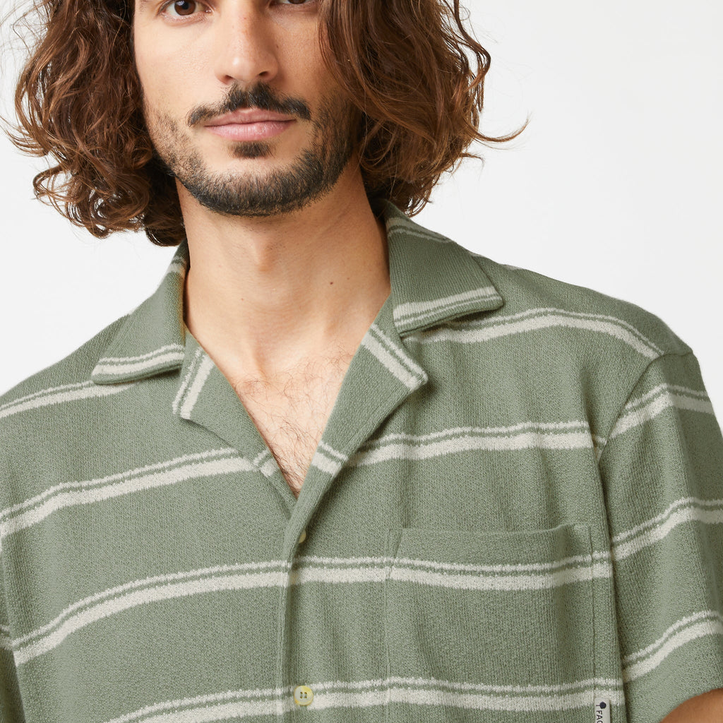 Khaki & Ecru Paiolive Shirt - Men