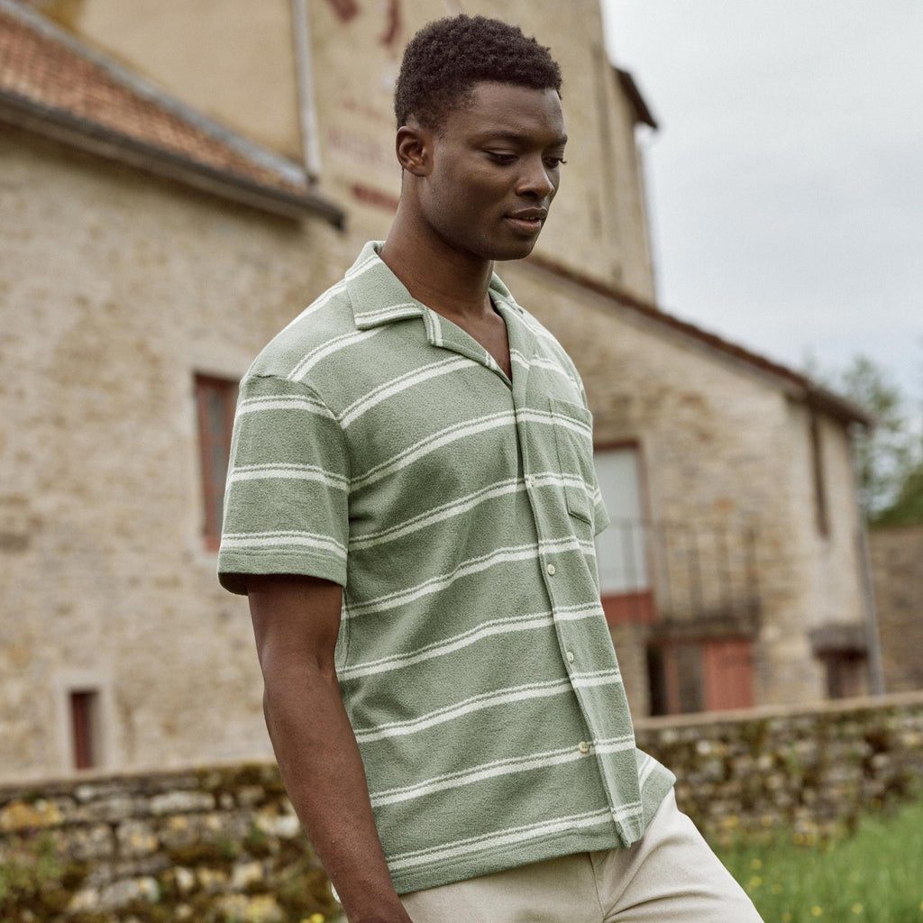 Khaki & Ecru Paiolive Shirt - Men