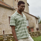 Khaki & Ecru Paiolive Shirt - Men