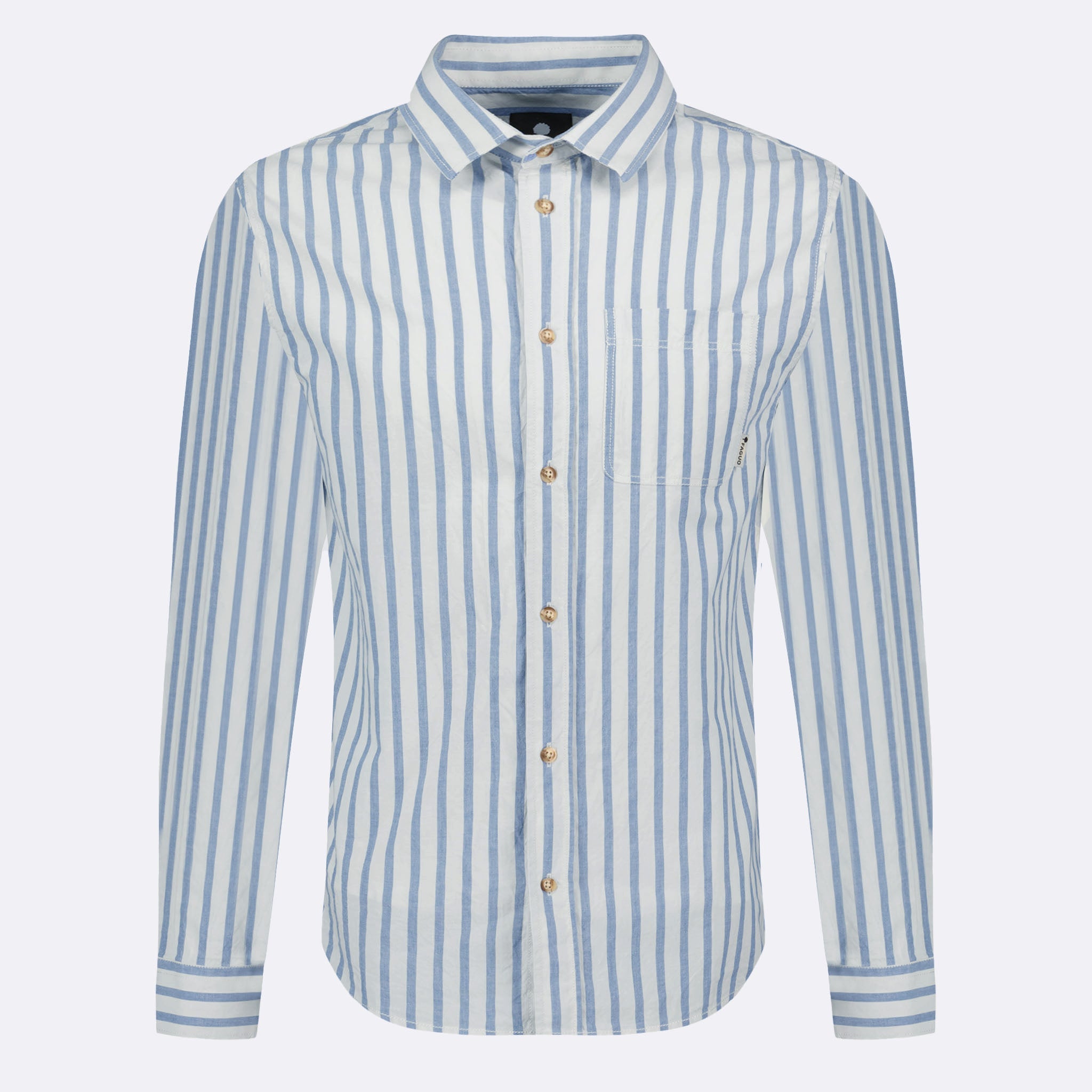 Chemise Écrue & Bleu Signy - Homme