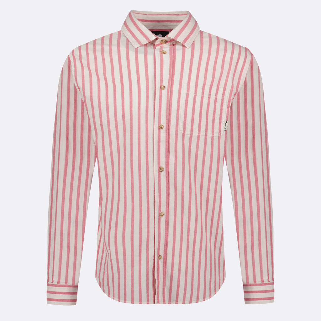Chemise Rouge & Crème Signy - Homme