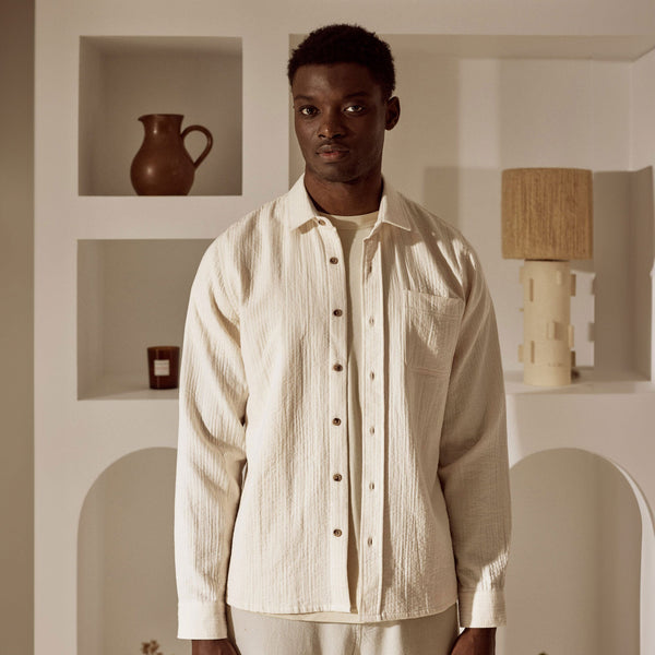 Signy Beige Shirt - Men