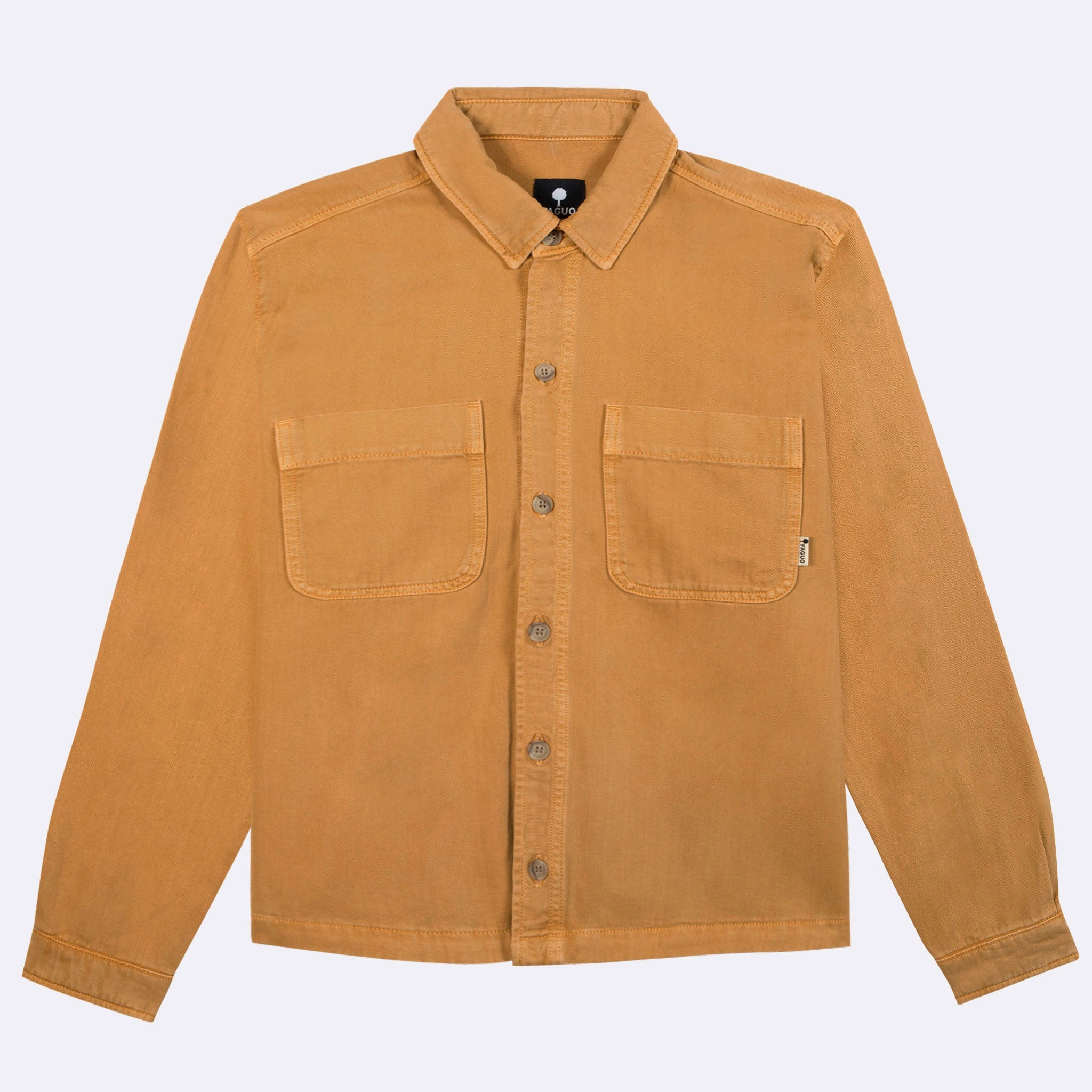 Faguo - Sobrecamisa Clemont naranja claro - Hombre