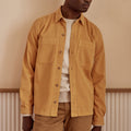 Faguo - Sobrecamisa Clemont naranja claro - Hombre